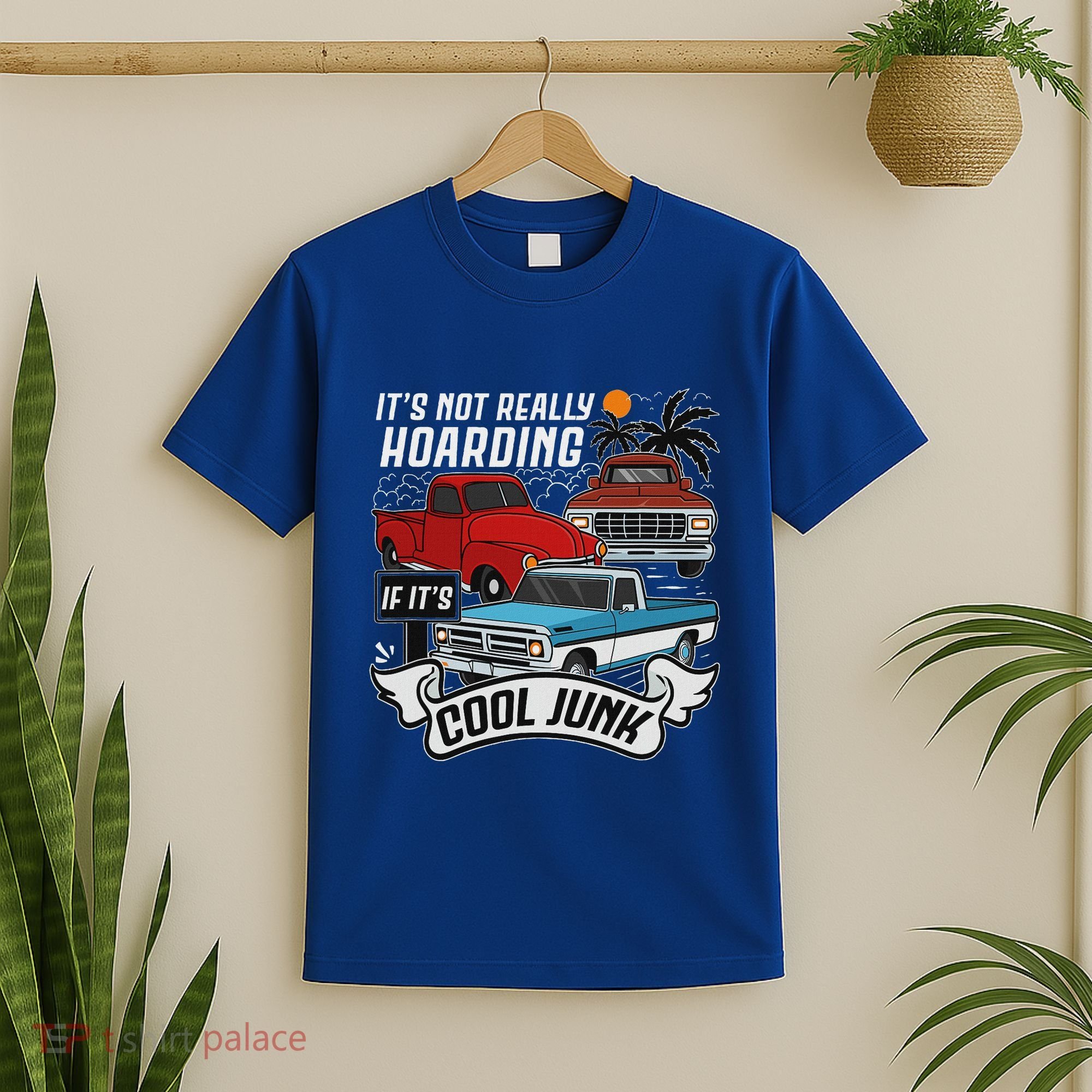 Classic Car Old Truck Automobile Antique Vehicle Hoarding T-Shirt