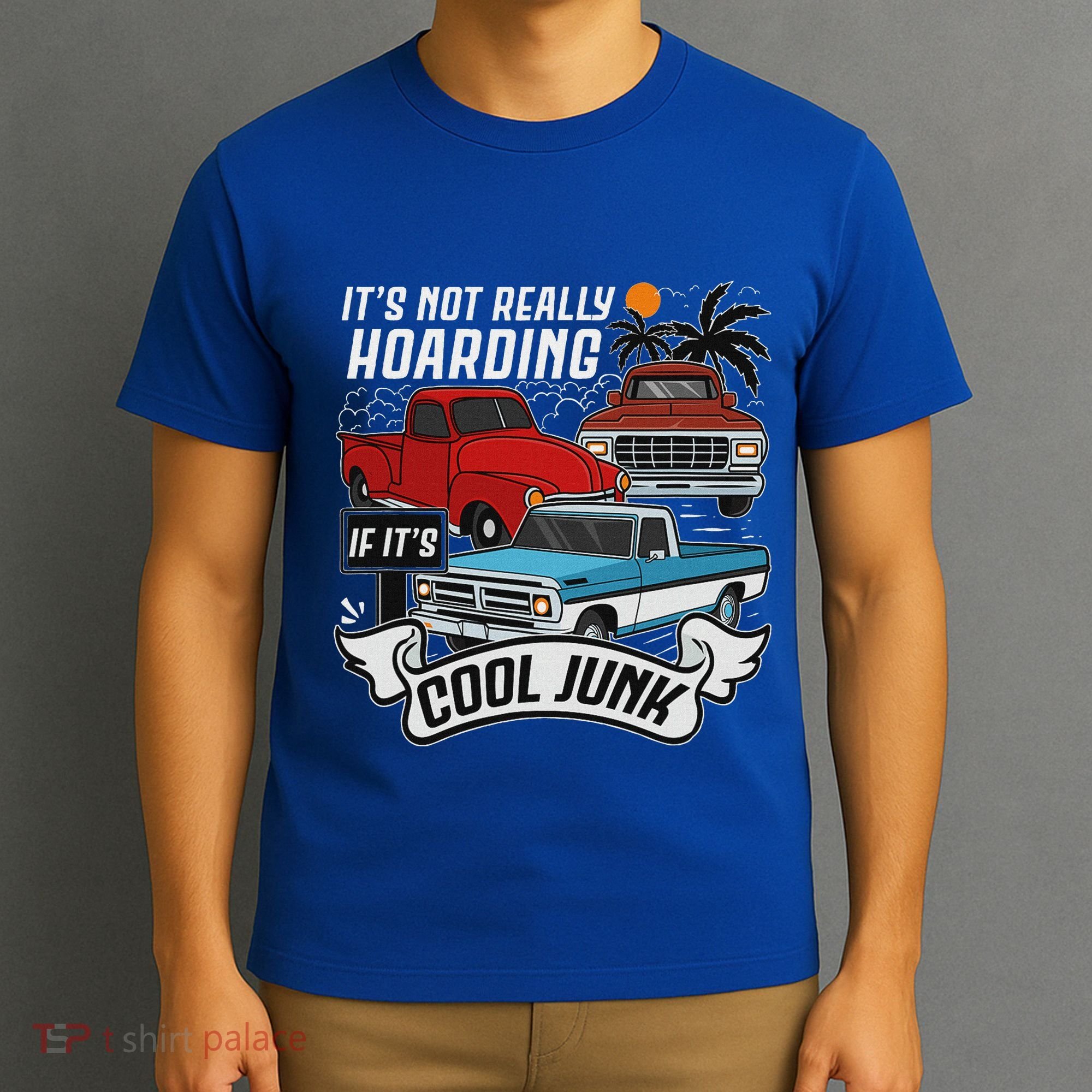 Classic Car Old Truck Automobile Antique Vehicle Hoarding T-Shirt