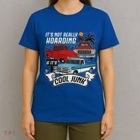 Classic Car Old Truck Automobile Antique Vehicle Hoarding T-Shirt thumb 4