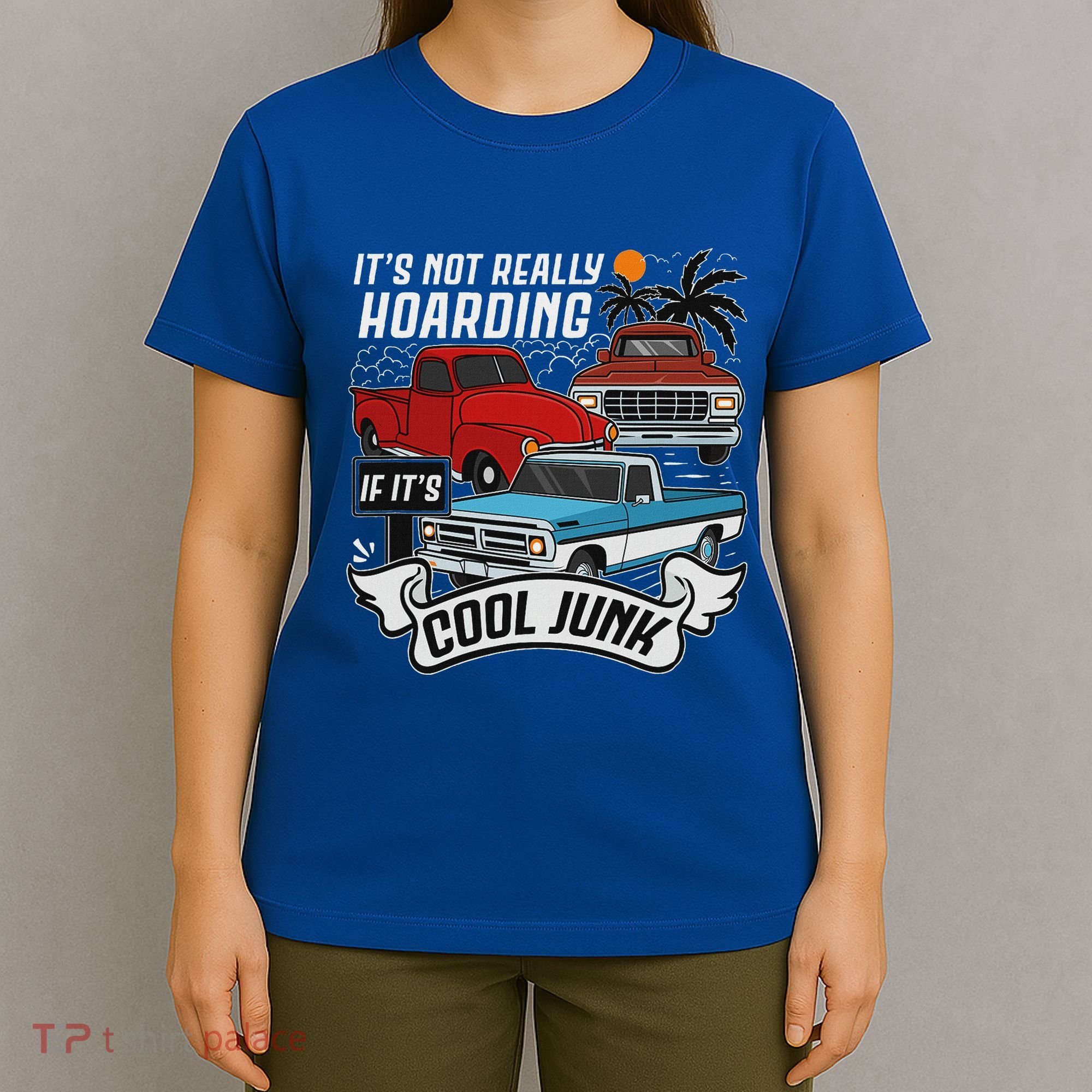 Classic Car Old Truck Automobile Antique Vehicle Hoarding T-Shirt