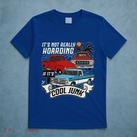 Classic Car Old Truck Automobile Antique Vehicle Hoarding T-Shirt thumb 5