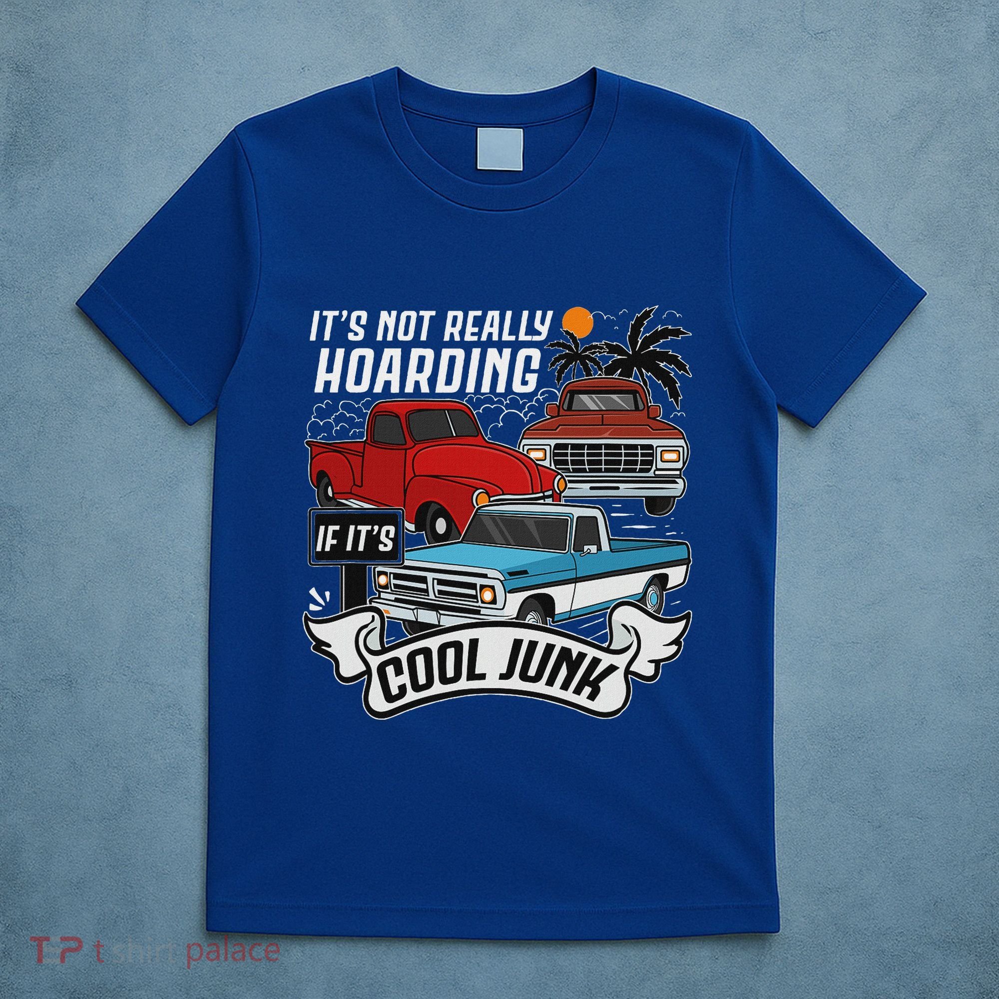 Classic Car Old Truck Automobile Antique Vehicle Hoarding T-Shirt