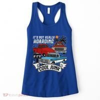 Classic Car Old Truck Automobile Antique Vehicle Hoarding Women's Tank Top thumb 0