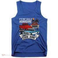 Classic Car Old Truck Automobile Antique Vehicle Hoarding Tank Top thumb 0