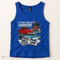 Classic Car Old Truck Automobile Antique Vehicle Hoarding Tank Top thumb 2