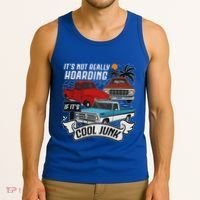 Classic Car Old Truck Automobile Antique Vehicle Hoarding Tank Top thumb 3