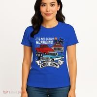 Classic Car Old Truck Automobile Antique Vehicle Hoarding Women's T-Shirt thumb 4