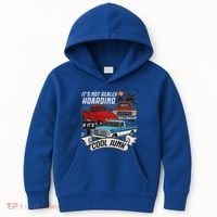 Classic Car Old Truck Automobile Antique Vehicle Hoarding Kids Hoodie thumb 0