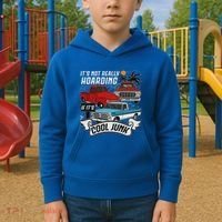 Classic Car Old Truck Automobile Antique Vehicle Hoarding Kids Hoodie thumb 2