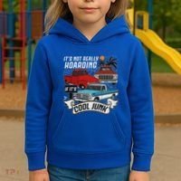 Classic Car Old Truck Automobile Antique Vehicle Hoarding Kids Hoodie thumb 3