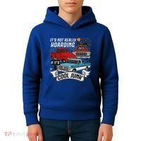 Classic Car Old Truck Automobile Antique Vehicle Hoarding Kids Hoodie thumb 4