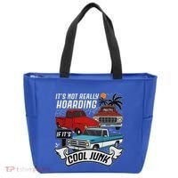 Classic Car Old Truck Automobile Antique Vehicle Hoarding Tote Bag thumb 0