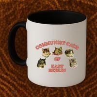 Communist Cats Of East Berlin Coffee Mug thumb 2