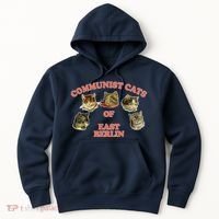 Communist Cats Of East Berlin Hoodie thumb 0