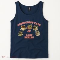 Communist Cats Of East Berlin Tank Top thumb 2