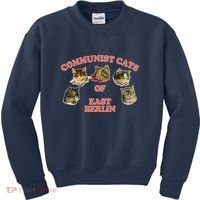 Communist Cats Of East Berlin Kids Sweatshirt thumb 0