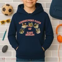 Communist Cats Of East Berlin Kids Hoodie thumb 2