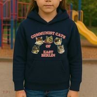 Communist Cats Of East Berlin Kids Hoodie thumb 3