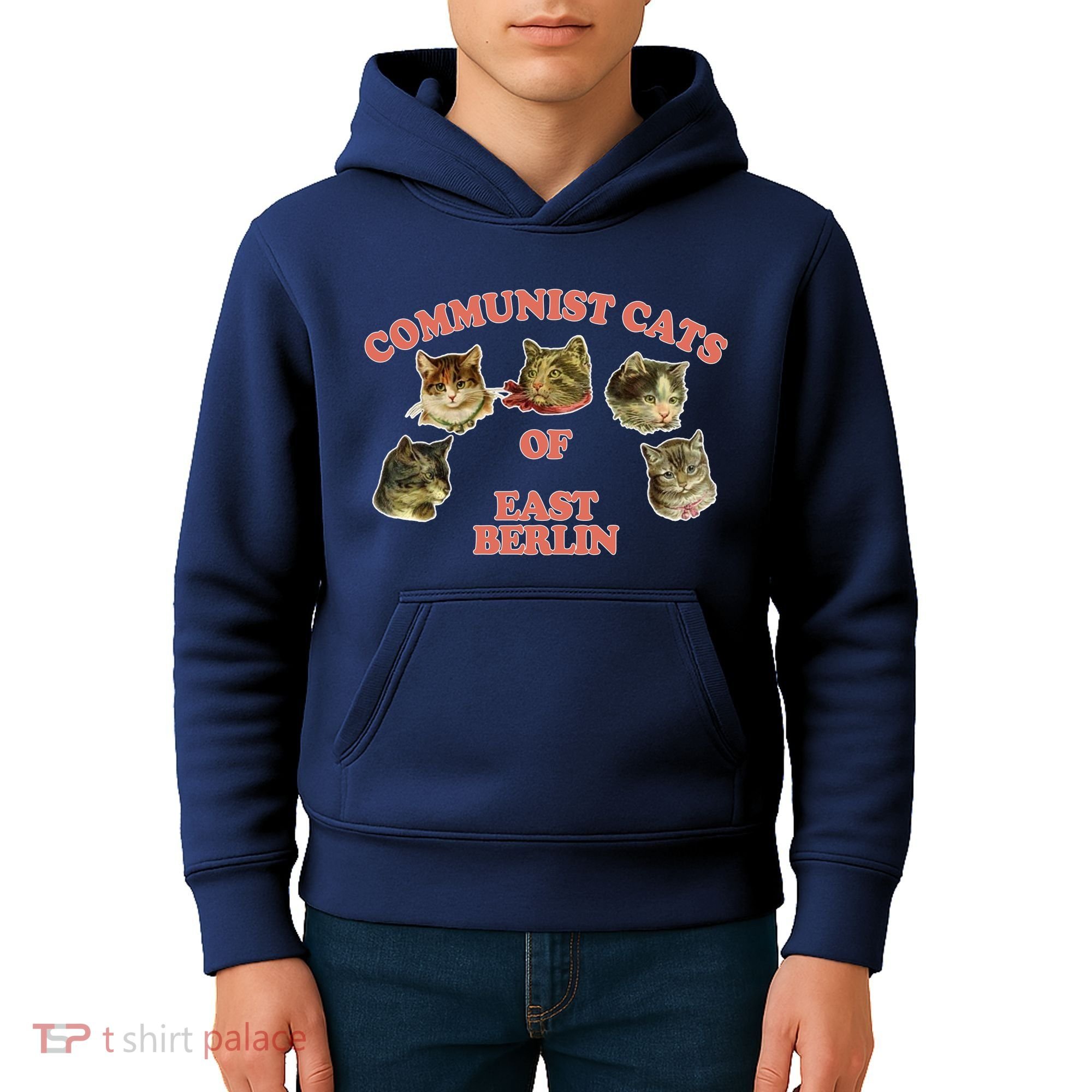 Communist Cats Of East Berlin Kids Hoodie
