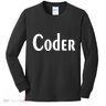 Coder Kids Long Sleeve Shirt