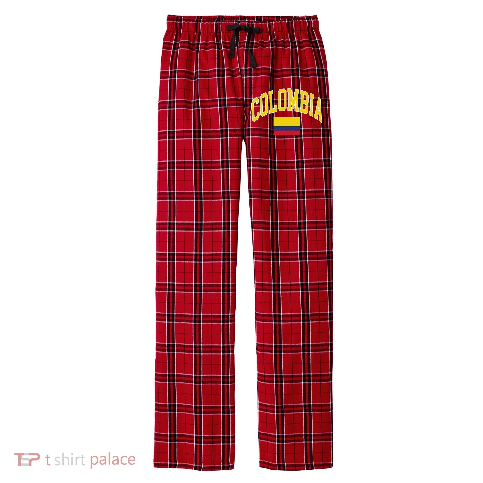 Colombia Men's Flannel Plaid Pajama Pants