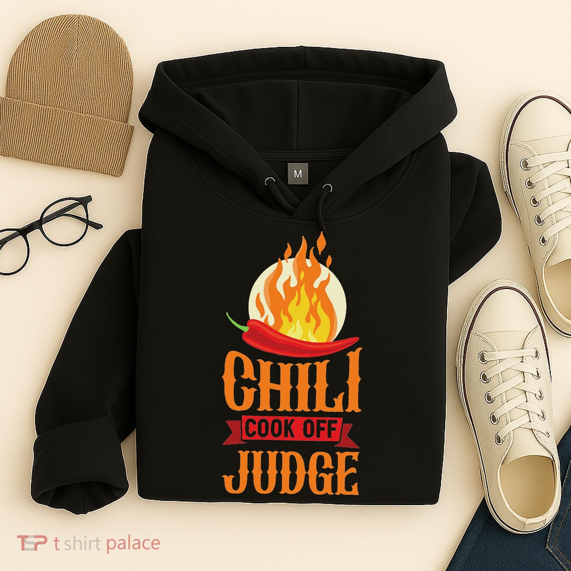 Chili Cook Off Judge Red Chili Hoodie