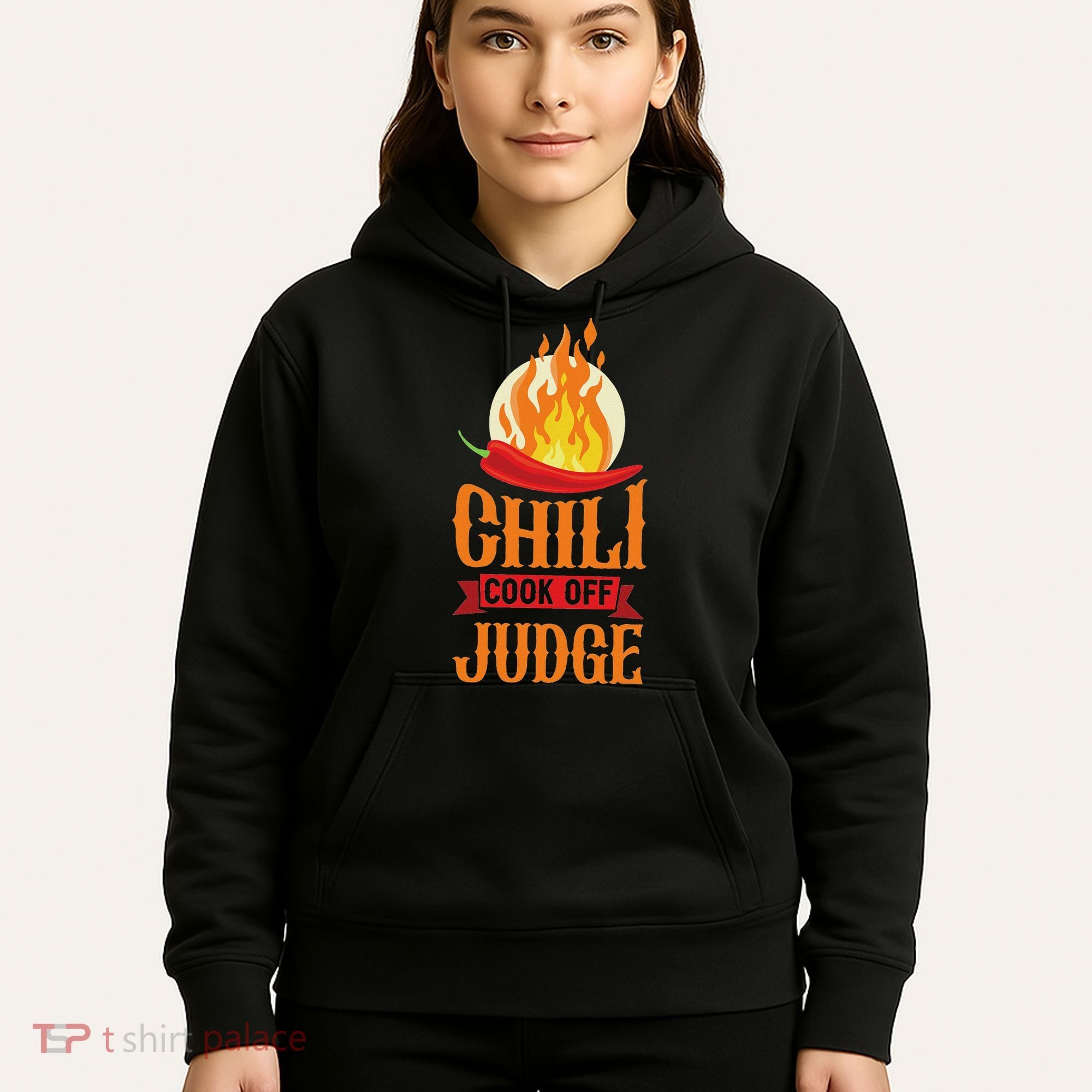 Chili Cook Off Judge Red Chili Hoodie