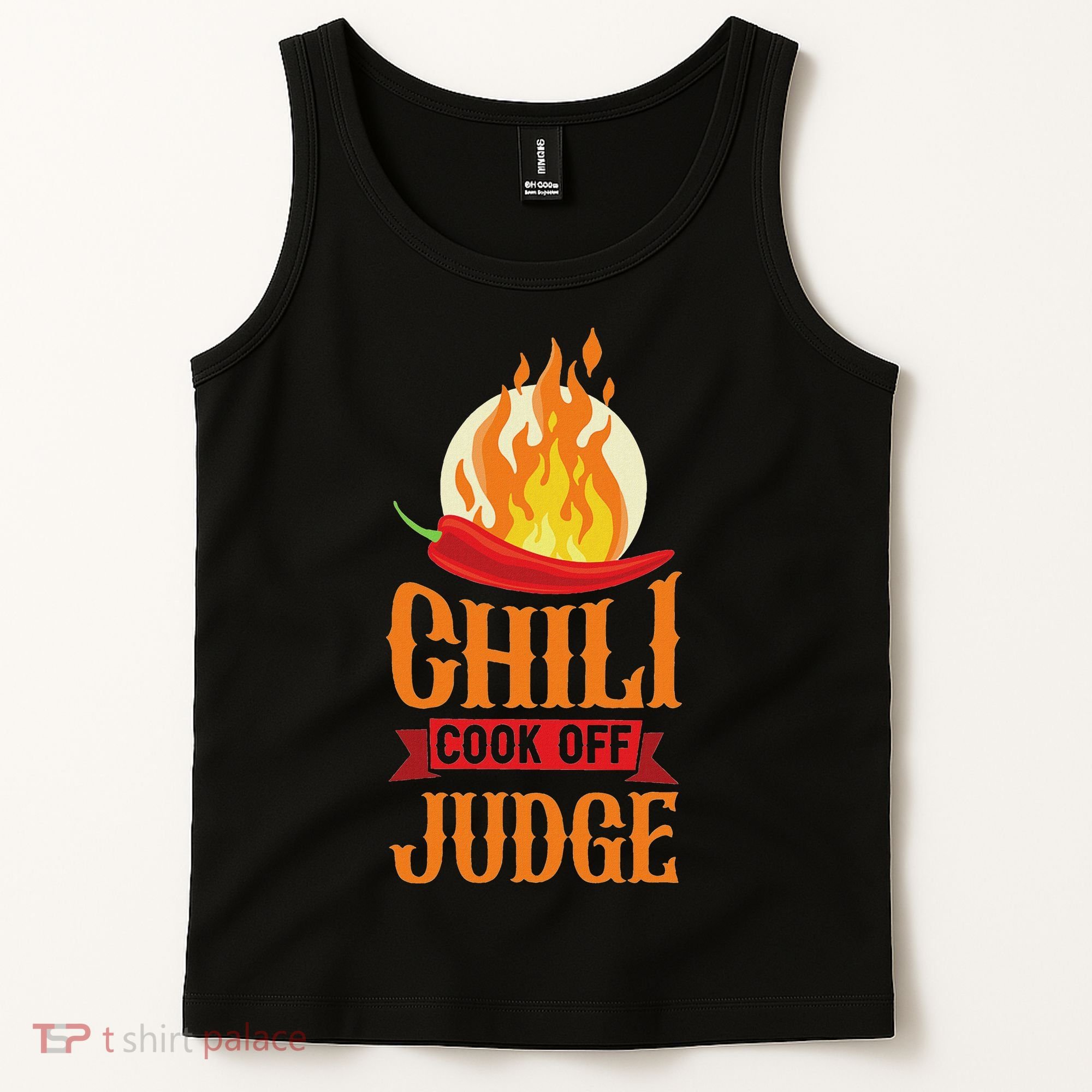 Chili Cook Off Judge Red Chili Tank Top
