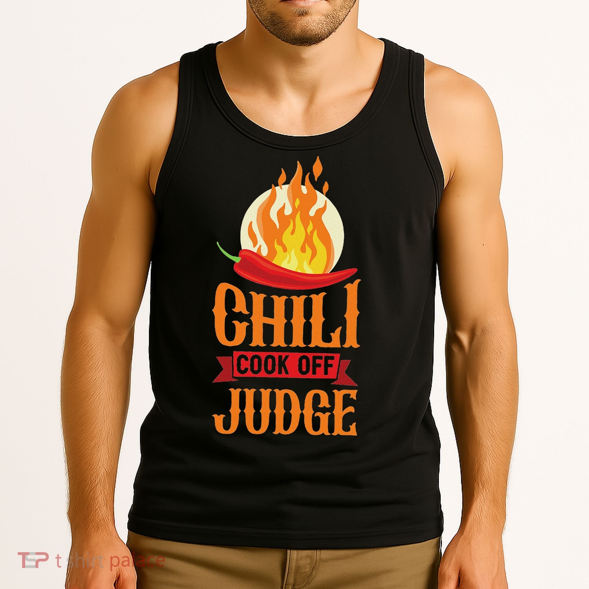 Chili Cook Off Judge Red Chili Tank Top