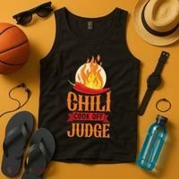 Chili Cook Off Judge Red Chili Tank Top thumb 4