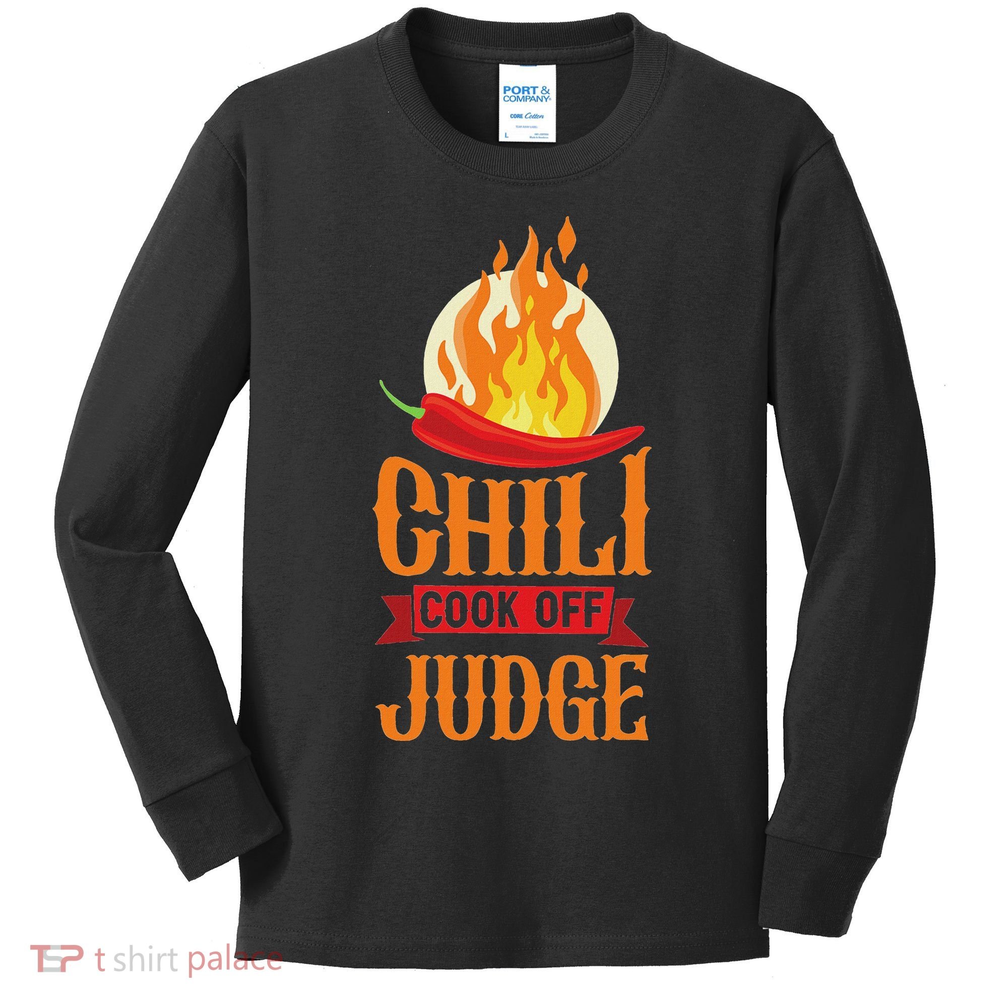 Chili Cook Off Judge Red Chili Kids Long Sleeve Shirt