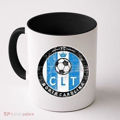 Charlotte CLT Original Design Jersey DISTRESSED  Coffee Mug