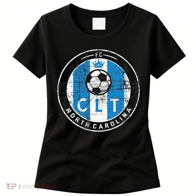 Charlotte CLT Original Design Jersey DISTRESSED  Women's T-Shirt