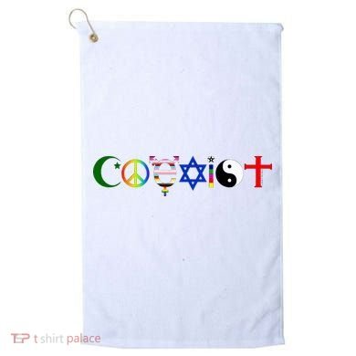 Coexist Golf Towel