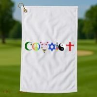 Coexist Golf Towel thumb 1