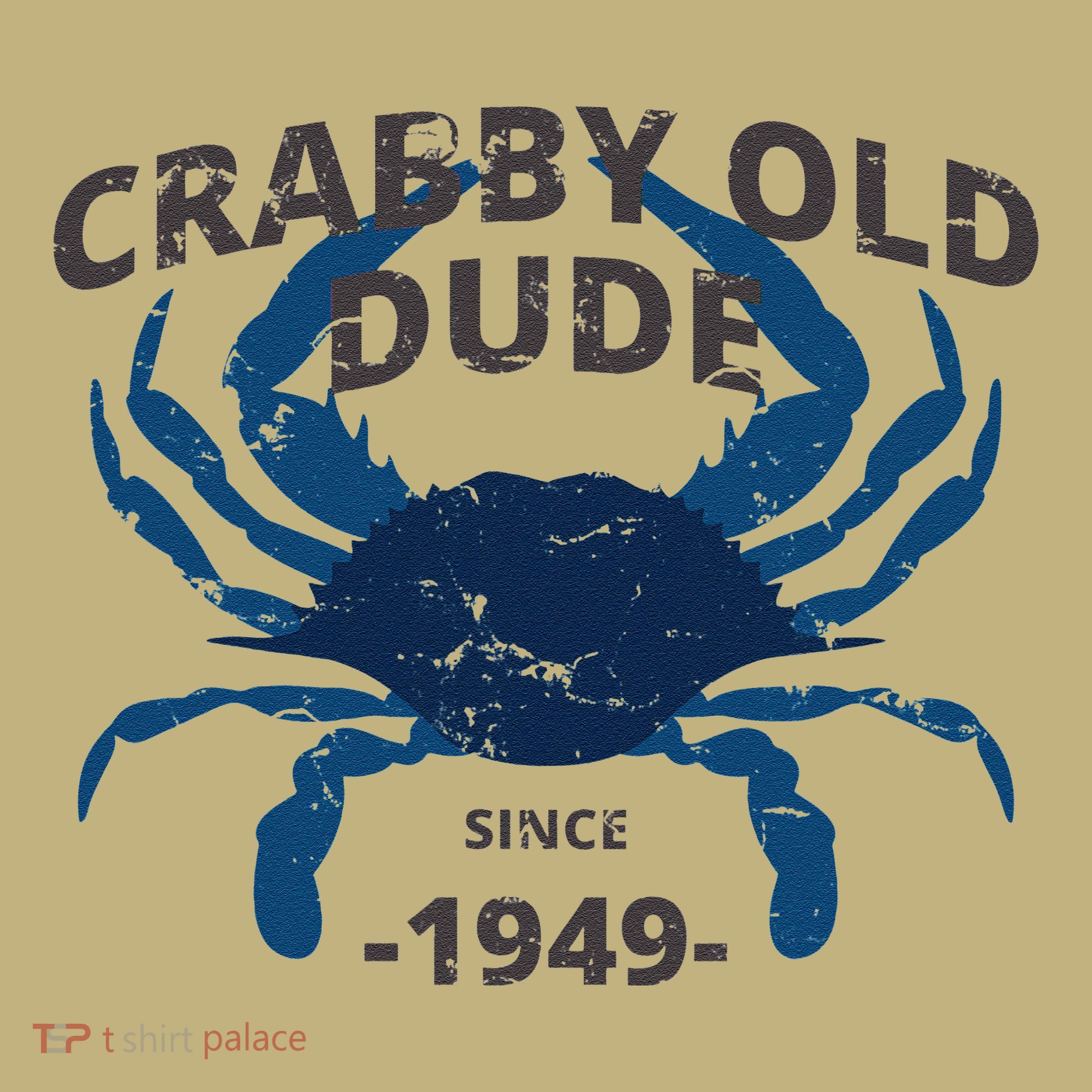 Cute Crabby Old Dude Since 1949 70th Birthday Crab Fishing Sweatshirt