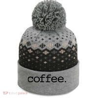 Coffee The Baniff Cuffed Pom Beanie thumb 0