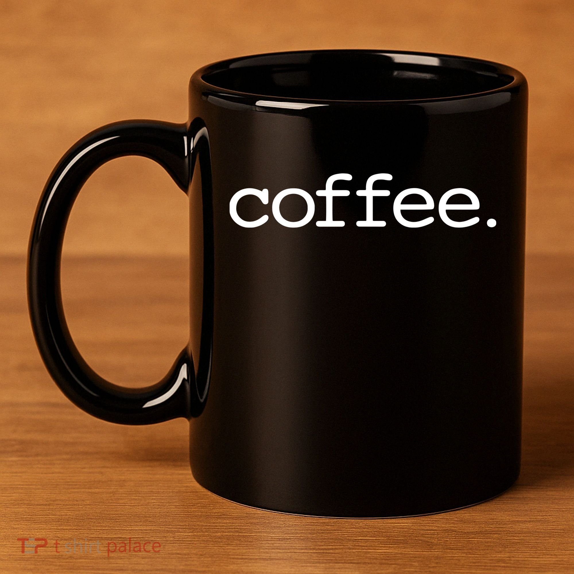 Coffee 11oz C Handle Ceramic Mug