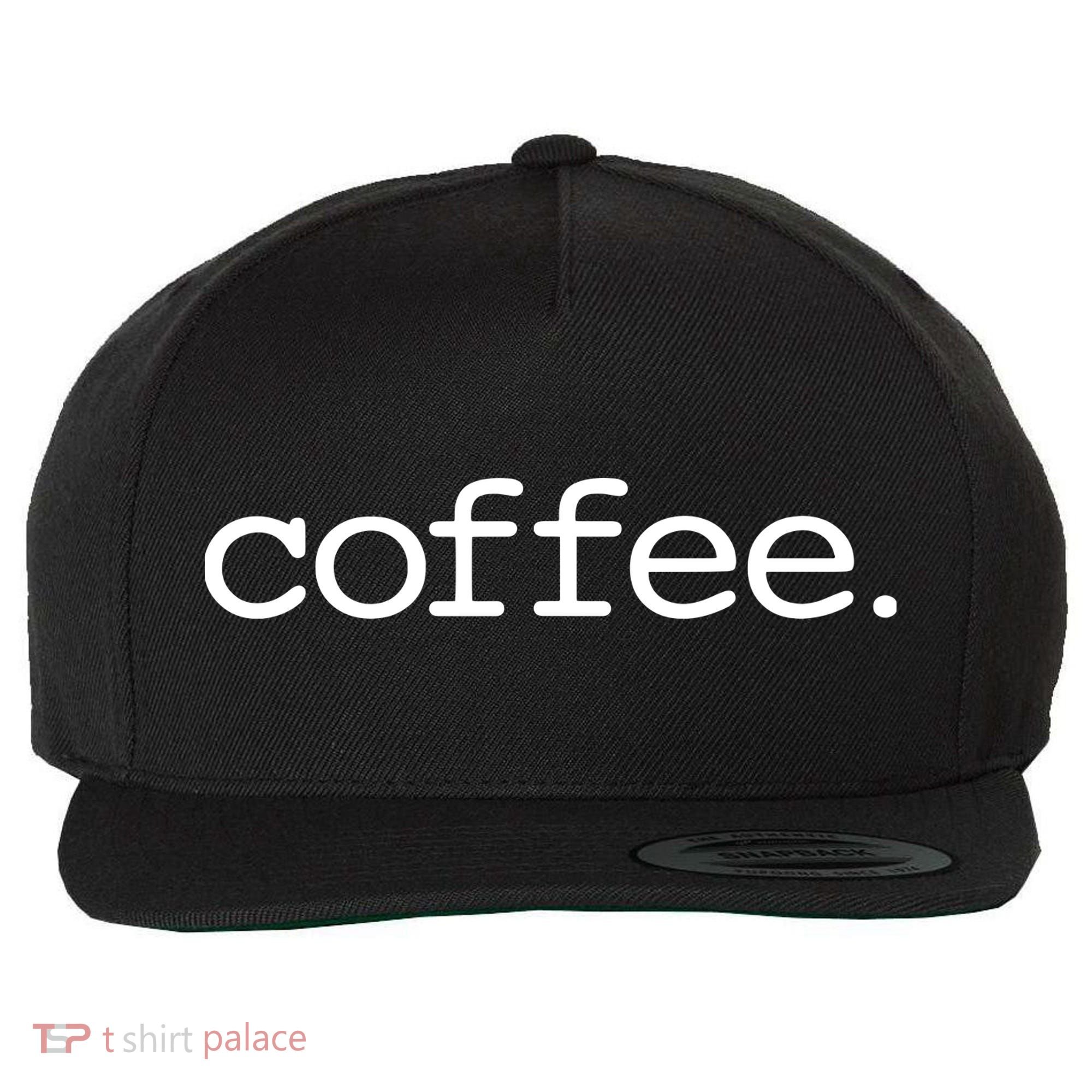 Coffee Wool Snapback Cap
