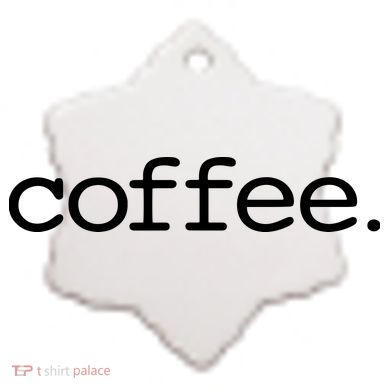 Coffee Ceramic Ornament