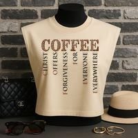 Coffee Christ Offers Forgiveness For Everyone Everywhere Garment-Dyed Women's Muscle Tee thumb 3