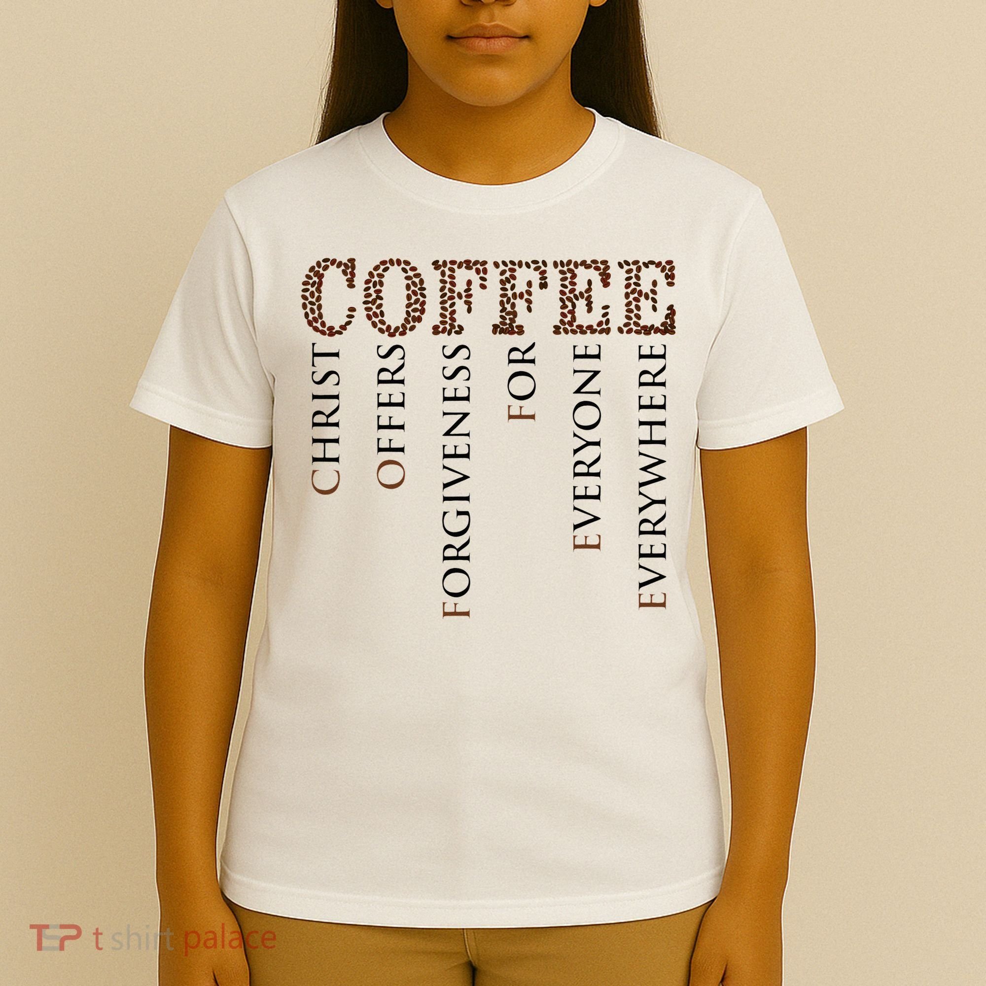 Coffee Christ Offers Forgiveness For Everyone Everywhere T-Shirt