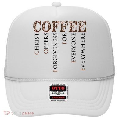 Coffee Christ Offers Forgiveness For Everyone Everywhere Hat