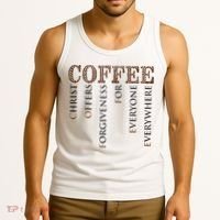 Coffee Christ Offers Forgiveness For Everyone Everywhere Tank Top thumb 3