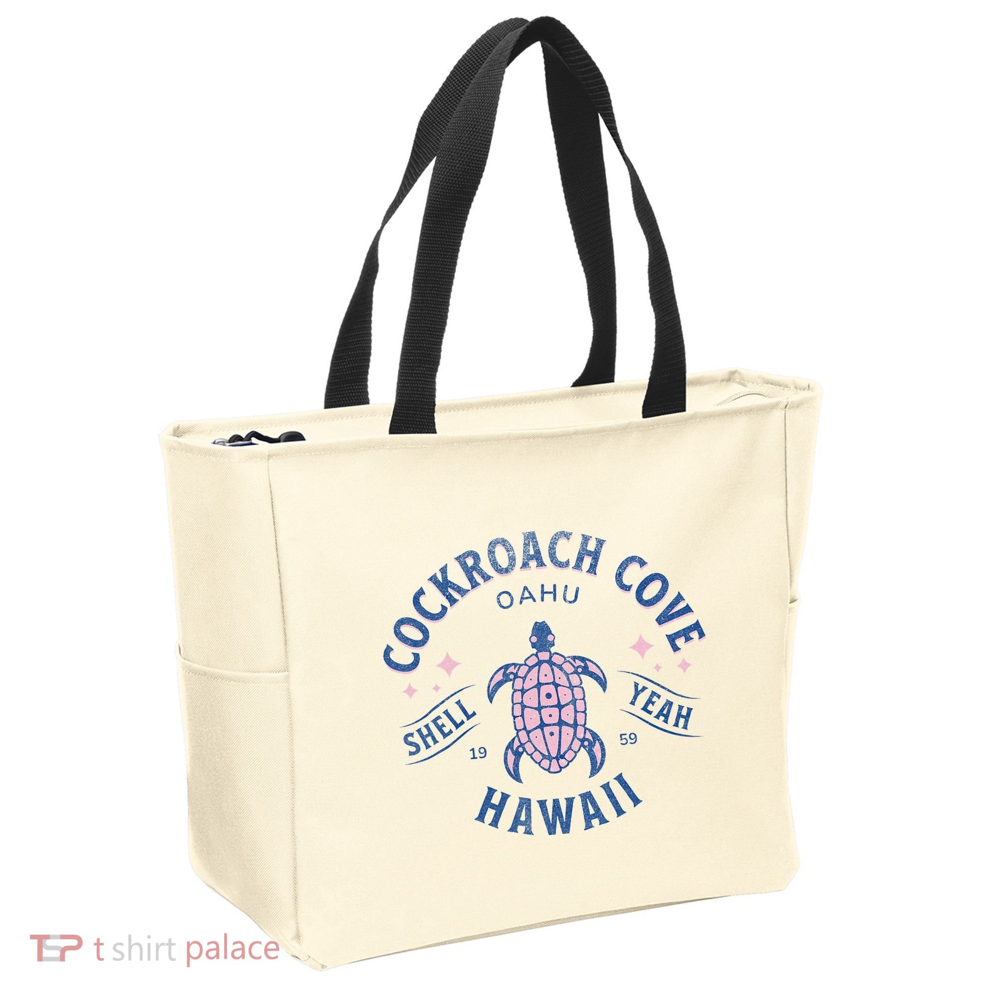 Cockroach Cove Oahu Hawaii Sea Turtle Tote Bag