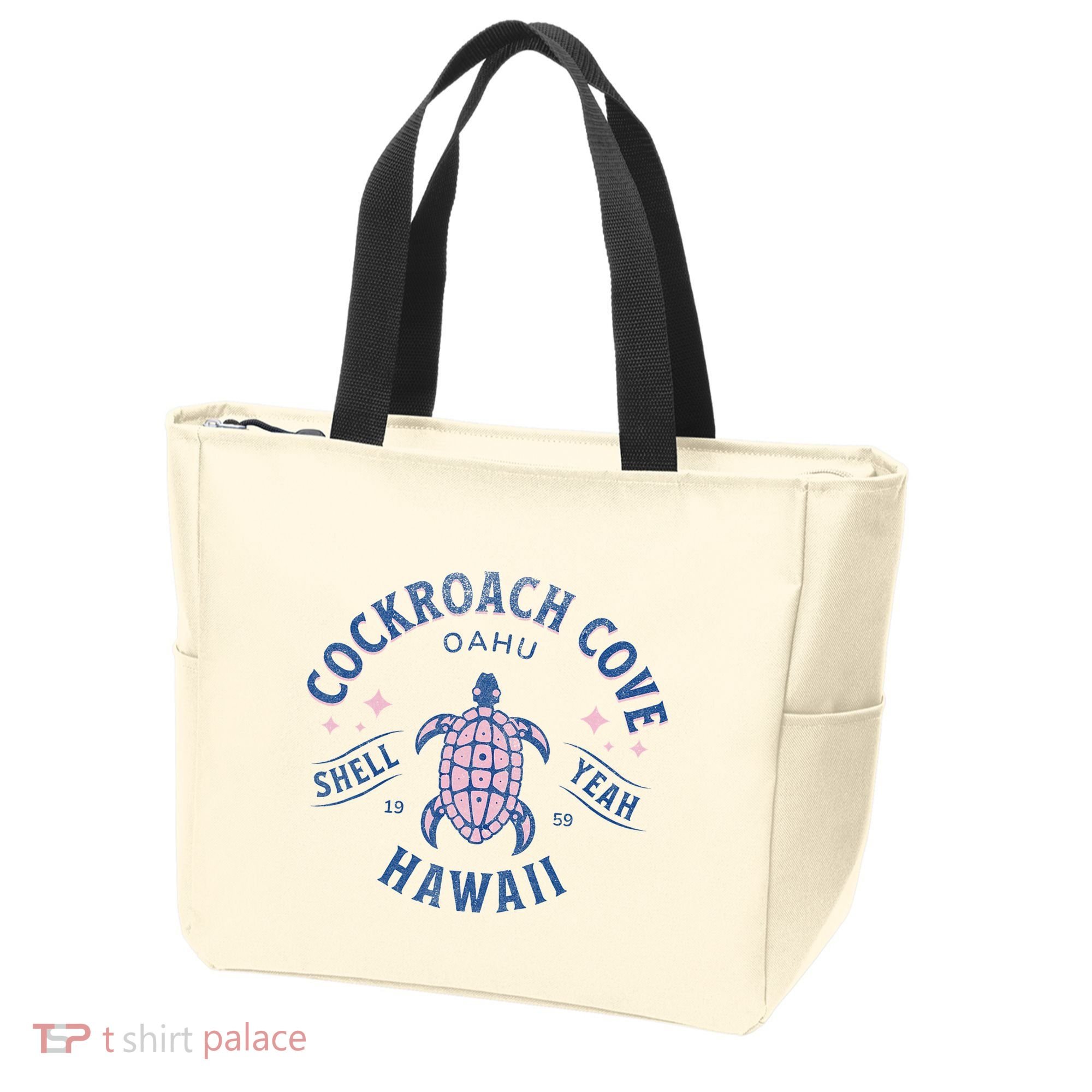 Cockroach Cove Oahu Hawaii Sea Turtle Tote Bag