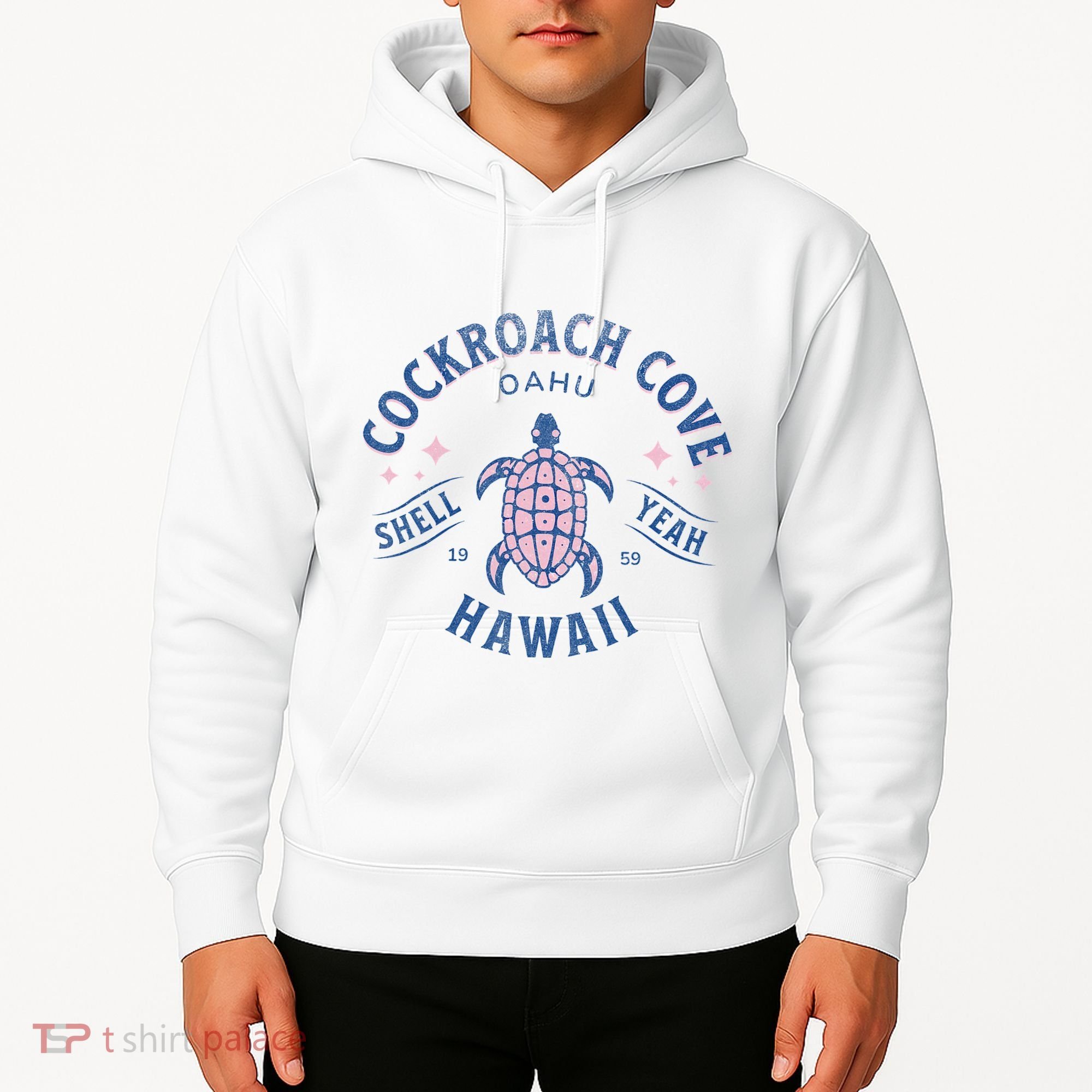 Cockroach Cove Oahu Hawaii Sea Turtle Hoodie
