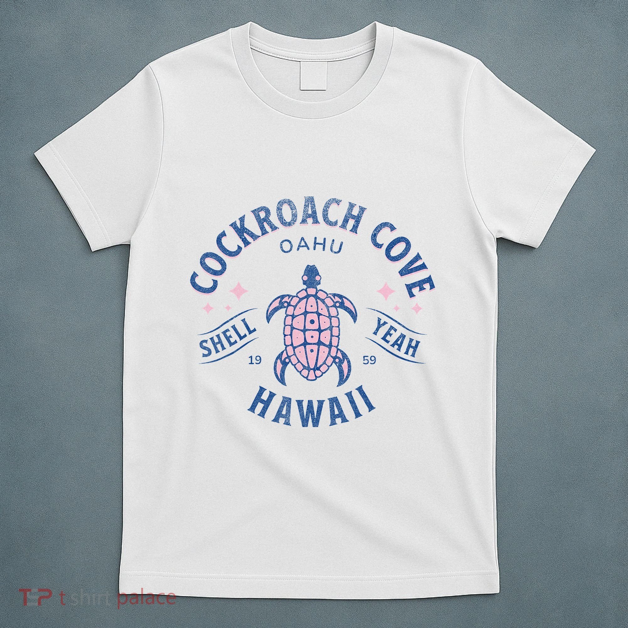 Cockroach Cove Oahu Hawaii Sea Turtle T-Shirt