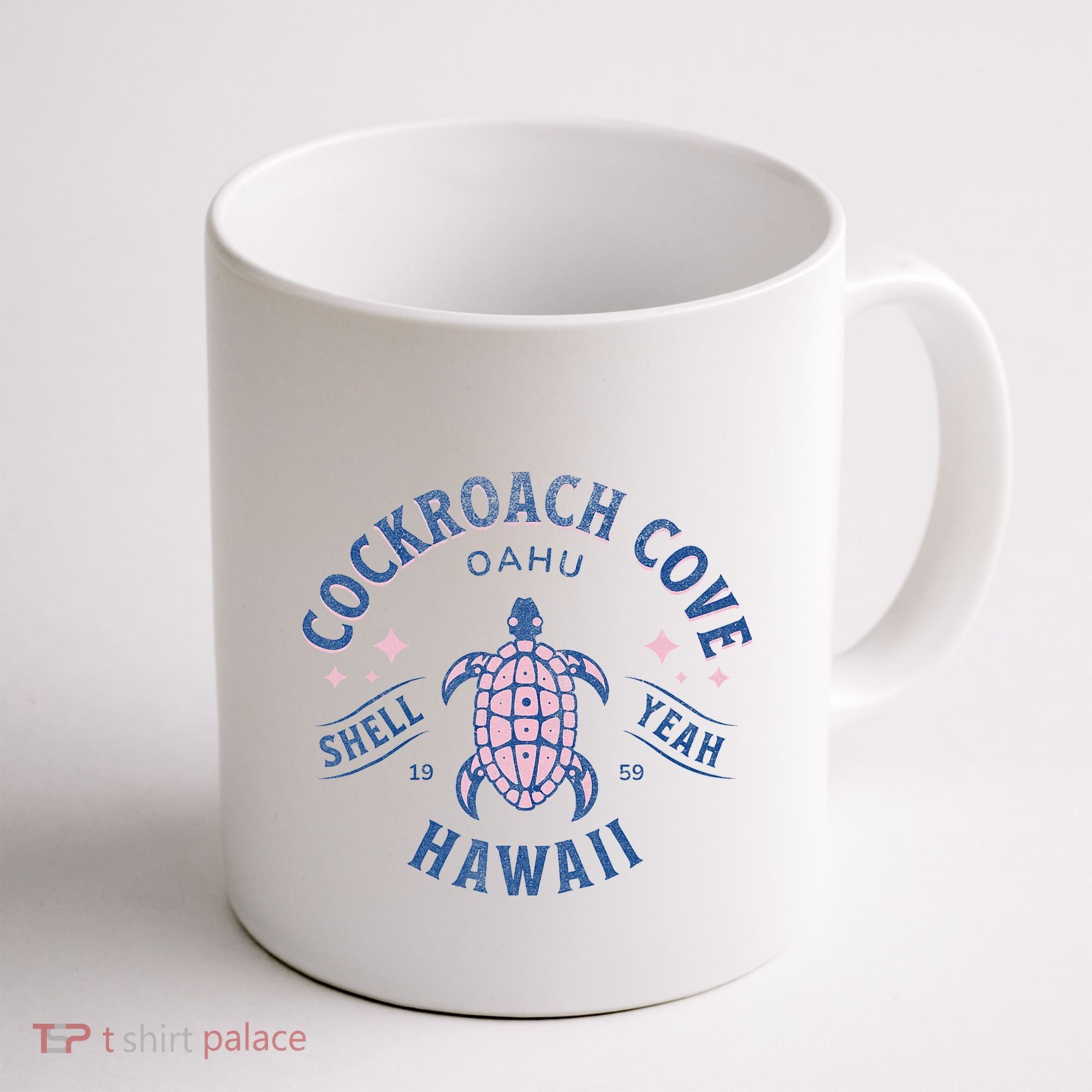Cockroach Cove Oahu Hawaii Sea Turtle Coffee Mug