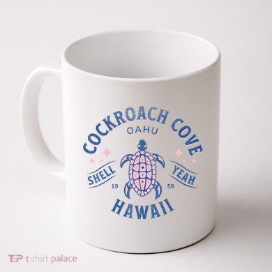 Cockroach Cove Oahu Hawaii Sea Turtle Coffee Mug